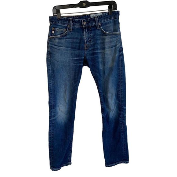 AG Adriano Goldschmied Tellis Med Wash Blue Jeans Modern Slim 29R 29X27.5 - Picture 1 of 6